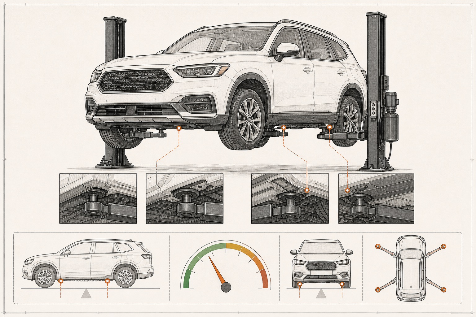 Vehicle capacity diagram comparing 5,400 LB vehicle weight against 10,000 LB lift capacity with VERIFY status